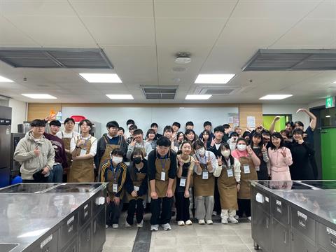 글로벌셰프 동아리, 에이블자립학과 재학생 대상 교육봉사 진행