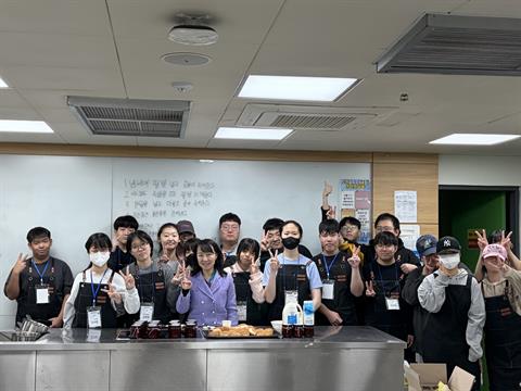 글로벌셰프 동아리 에이블자립학과 대상 교육봉사